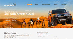 Desktop Screenshot of abudhabidesertsafari.org